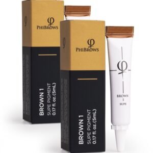 PhiBrows Brown 1 SUPE Pigment 5ml - 2pcs
