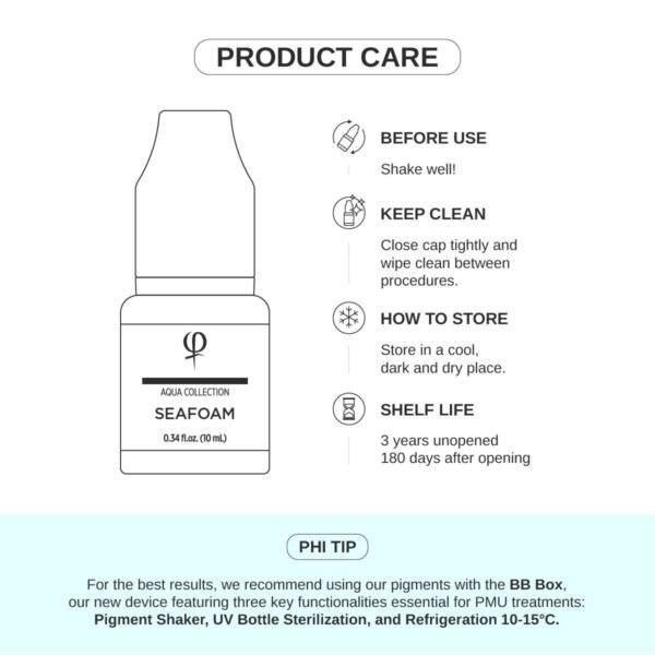 Seafoam PMU pigment 10ml - Imagen 6